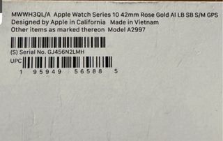 Apple Watch Serie 10 Oro Rosa 42mm