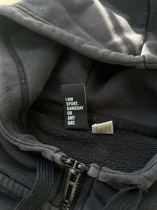 Felpa Adidas Nera con Zip