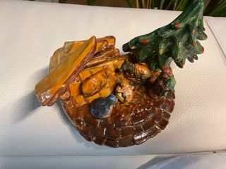 Presepe artigianale in ceramica siciliana