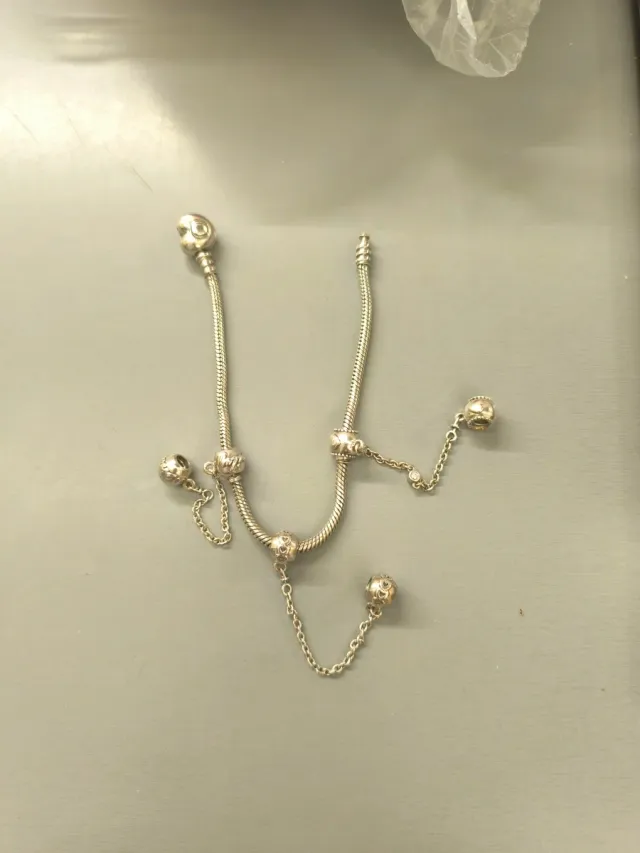 Cadena de seguridad Pandora plata