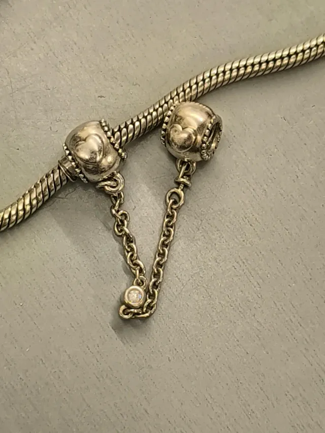 Cadena de seguridad Pandora plata