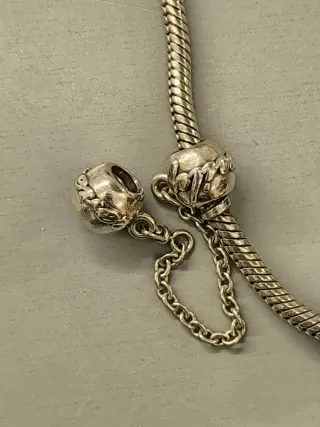 Cadena de seguridad Pandora plata