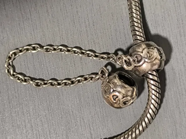 Cadena de seguridad Pandora plata