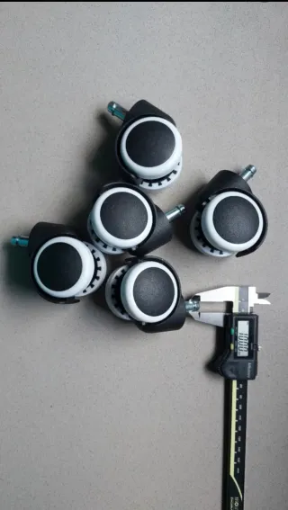 Ruedas para Silla de Oficina 10mm