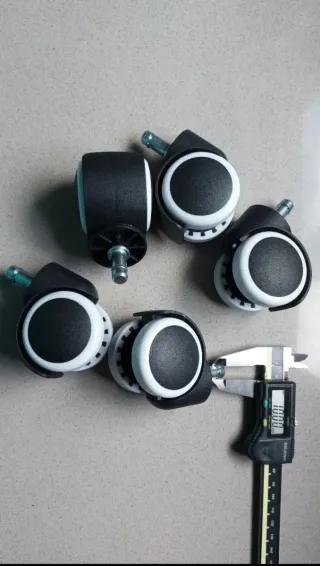 Ruedas para Silla de Oficina 10mm