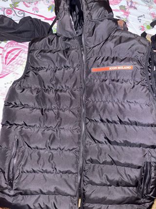 Chaleco acolchado negro ICON MILANO