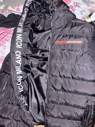 Chaleco acolchado negro ICON MILANO