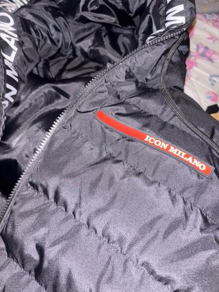 Chaleco acolchado negro ICON MILANO