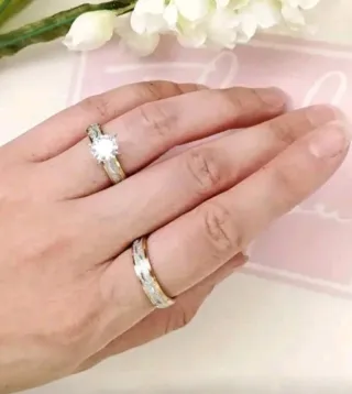 Anillo Acero Inoxidable Oro y Plata