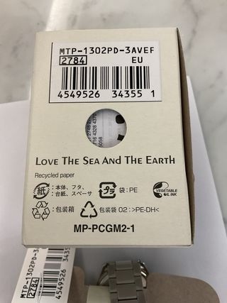 Orologio Casio Verde Argento