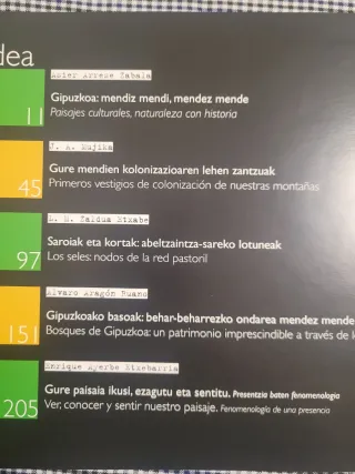 LIBRO Mendiz-Mendi Mendez-Mende : paisajes cultura