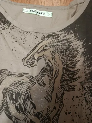 Camiseta Mango manga francesa mujer Talla M