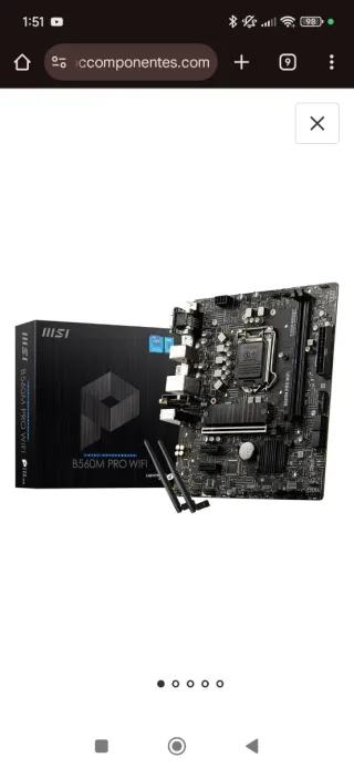 Placa Base MSI B560M PRO WIFI