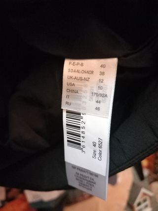 119- Chaqueta negra mujer talla 40 - Francia