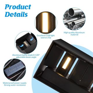 Applique LED Cwycfw 24W Interno/Esterno