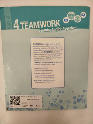Teamwork 4º ESO - Basic Practice - Catalan - 9789925307821