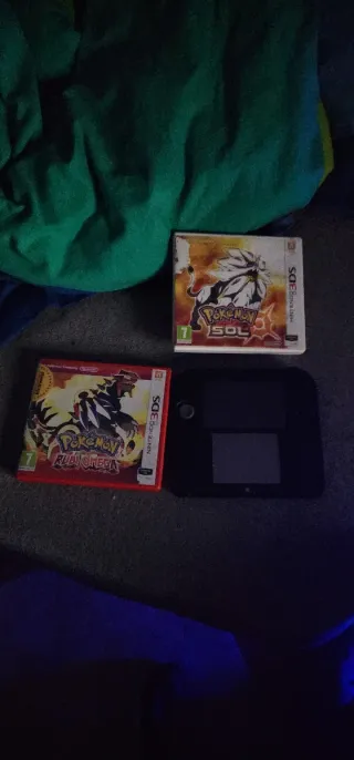 Nintendo 2DS con juegos