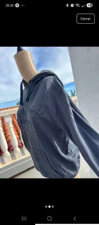 Sudadera Pepe Jeans gris talla S