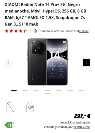 Xiaomi Redmi Note 14 Pro+ Nuevo