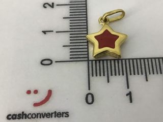 colgante oro 18k con piedra con circonita