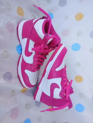 Ténis Nike Dunk High Pink Prime tamanho 38