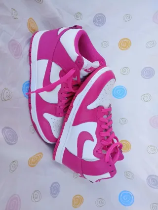 Ténis Nike Dunk High Pink Prime tamanho 38