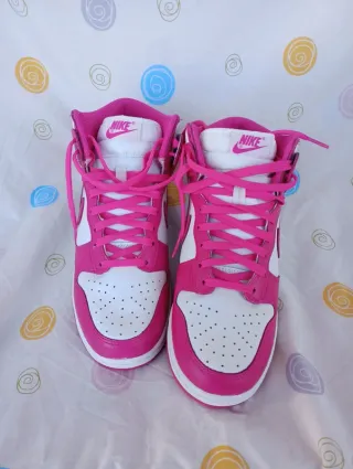 Ténis Nike Dunk High Pink Prime tamanho 38