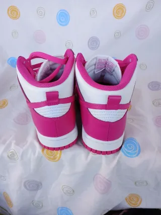 Ténis Nike Dunk High Pink Prime tamanho 38