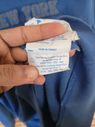 Sudadera Champion Azul Talla L