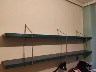 Cama nido con baldas a juego