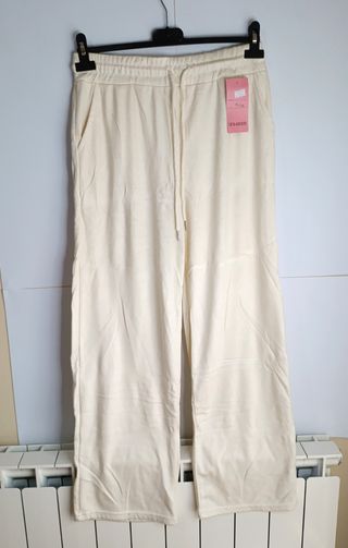 Conjunto punto crema talla XL/XXL