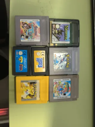 Lote 7 Cartuchos Videojuegos Game Boy / GBA