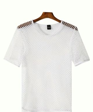 Camisa de malla blanca Talla M