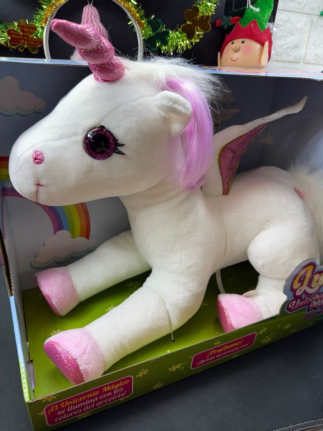 Luky Unicornio Mágico Peluche Cuentacuentos