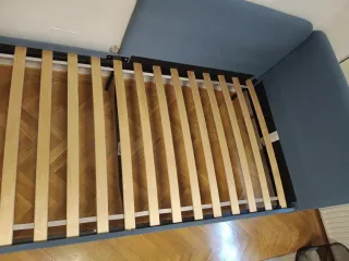 Cama individual IKEA BLÅKULLEN azul 90x200