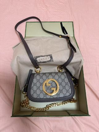 Bolso Gucci Cadena Marrón Dorado