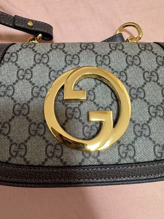 Bolso Gucci Cadena Marrón Dorado