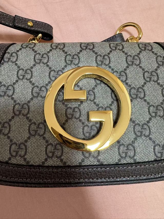 Bolso Gucci  Cadena Marrón Dorado
