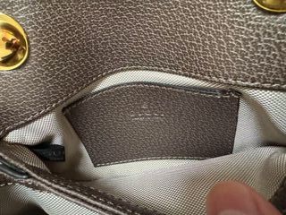 Bolso Gucci Cadena Marrón Dorado