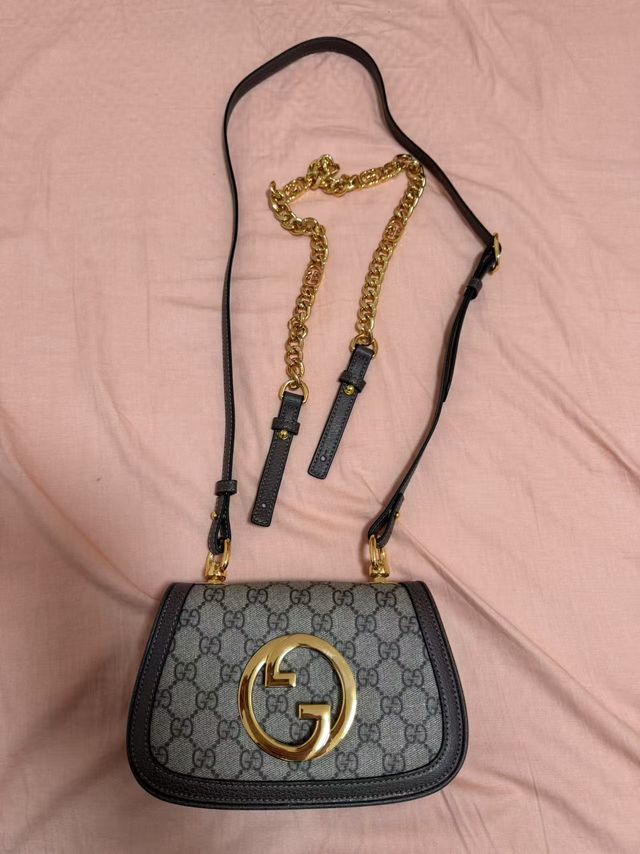 Bolso Gucci  Cadena Marrón Dorado