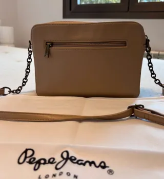 Bolso Pepe Jeans Beige Nuevo