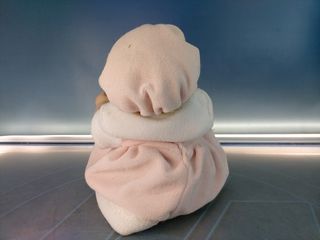 Bambino automa, bambola di porcellana con corda: suona musica e si muove