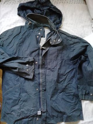Gabardina CLÁSICA azul FS con CAPUCHA xl CHOLLO!!
