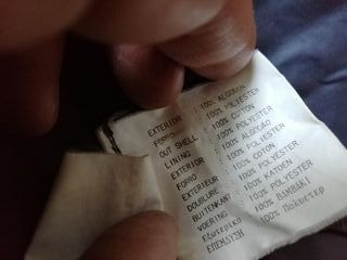 Gabardina CLÁSICA azul FS con CAPUCHA xl CHOLLO!!