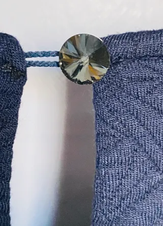 Vestido azul marino invierno búho