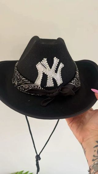 Cappello cowboy NY strass bandana