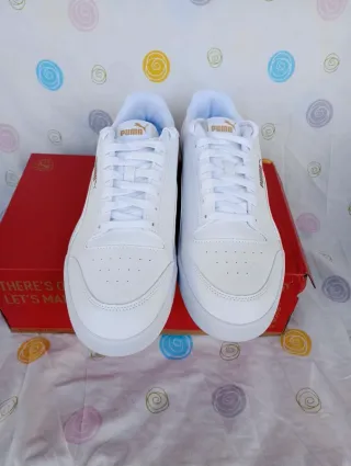 Puma Shuffle Sneakers White Puma Team gold size 44