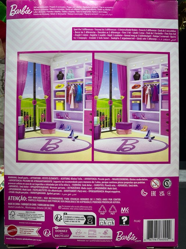 Muñeca Barbie con Accesorios