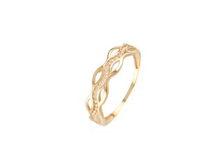 anillo oro 18k con piedra con circonita