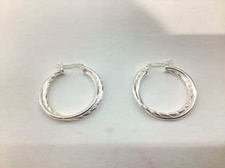 argollas plata 925mm